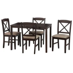 5pc Mason Rectangular Crossback Dining Set - Buylateral -FURNITURE STORE GUEST bcb6fdcd 3300 489a 89c3 b1c257dd66d9