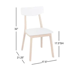 5pc Perla Dining Set White/Natural - Buylateral -FURNITURE STORE GUEST bddb6d4a bded 4fe8 b75b 309ce99a75f7