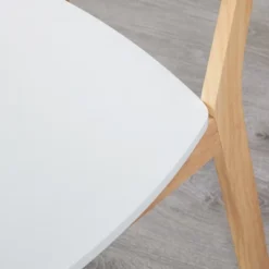 5pc Perla Dining Set White/Natural - Buylateral -FURNITURE STORE GUEST c0fbb81b 8ecb 4459 90d5 23755adaea76