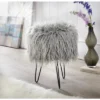 Patrice Faux Fur Stool - Buylateral -FURNITURE STORE GUEST c1b8d7ae 3263 4bb4 83da de8e36903021