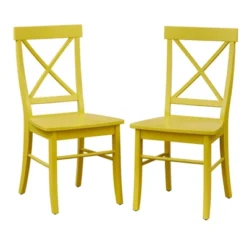 Set Of 2 Albury Cross Back Dining Chairs - Buylateral -FURNITURE STORE GUEST c60e36f3 a3e3 4b47 a6fd 2c128befecc9