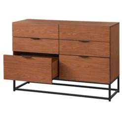 Noble 6 Drawers Dresser Walnut - Buylateral -FURNITURE STORE GUEST c6fc4f48 25ea 4774 8a05 984087dbf6e0