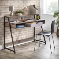 Sahana Desk Black/Driftwood - Buylateral 9 Sahana Desk Black/Driftwood - Buylateral -FURNITURE STORE GUEST c7963f1b 5859 41a3 837d 9d2aacdb4002