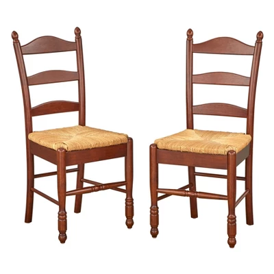 Set Of 2 Ladder Back Dining Chairs - Buylateral 8 Set Of 2 Ladder Back Dining Chairs - Buylateral - Image 6