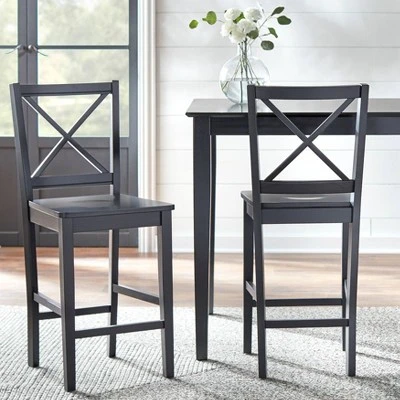 Set Of 2 24" Virginia Counter Height Barstools - Buylateral 5 Set Of 2 24" Virginia Counter Height Barstools - Buylateral - Image 3