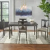 5pc Burntwood Dining Set Gray - Buylateral -FURNITURE STORE GUEST d7571971 535b 4bd6 842d 9eb19282fff6 1