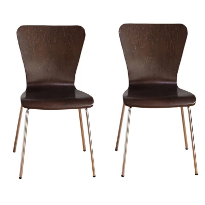 Set Of 2 Pisa Modern Bentwood Dining Chairs - Buylateral 8 Set Of 2 Pisa Modern Bentwood Dining Chairs - Buylateral - Image 6