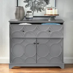 Dawson Circle Front Buffet Cabinet Charcoal Gray - Buylateral -FURNITURE STORE GUEST e79ae17d afd5 4dcc af64 bf941c3a96c3