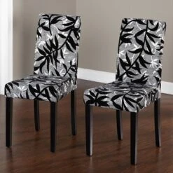 5Pc Elly Sophia Parson Dining Set Gray/Black - Buylateral -FURNITURE STORE GUEST f2401253 c3a6 48c1 9bb4 1c4ad6a6497b