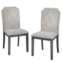 Set Of 2 Riga Chairs Gray - Buylateral -FURNITURE STORE GUEST f64c02d2 9879 4e9a 81e3 18b20feaaae8