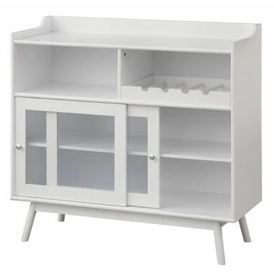 Dublin Bar Cabinet With Sliding Glass Doors White - Buylateral 7 Dublin Bar Cabinet With Sliding Glass Doors White - Buylateral - Image 5