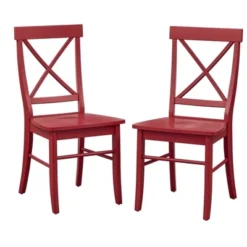 Set Of 2 Albury Cross Back Dining Chairs - Buylateral -FURNITURE STORE GUEST f7cf6a4d 6b6c 4518 b00b 2dbae73493a3