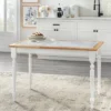 Tara Tile Top Dining Table White/Natural - Buylateral -FURNITURE STORE GUEST f7d97567 52e9 4ea4 a77e 1ad03f139664